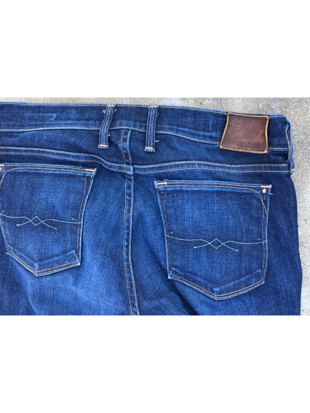 Lucky Brand White Oak Cone Denim Lolita Skinny Jeans 4/27 Made USA fit 28Wx32L